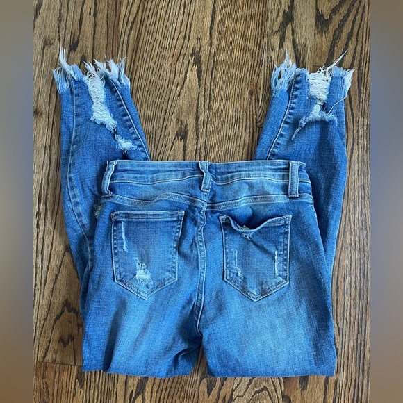 Cello Vici distressed destroyed ankle jeans 5 26 - Picture 2 of 5